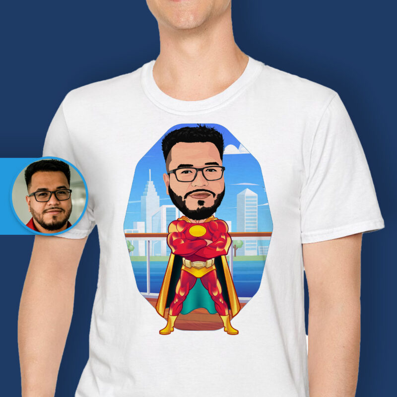 Superhero Tees – Custom Hand Drawn T-Shirts Axtra – Superhero – men www.customywear.com