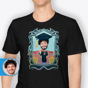 Graduate Tee – Customizable Grad Student Picture Shirt Axtra - Graduation www.customywear.com