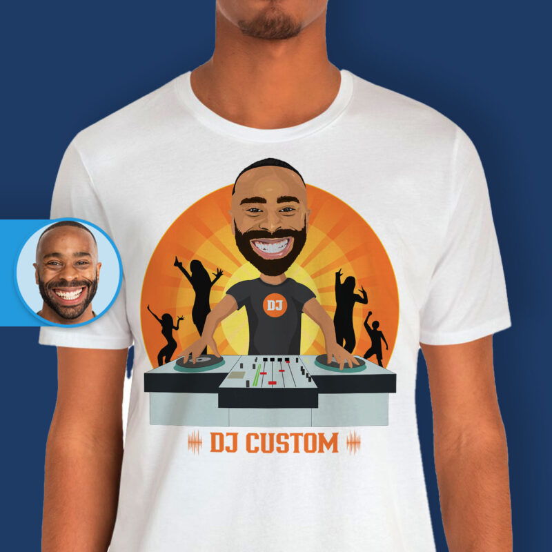 Shirts for DJs: Custom Graphic Tees for Music Mixers Axtra - Dj orange www.customywear.com