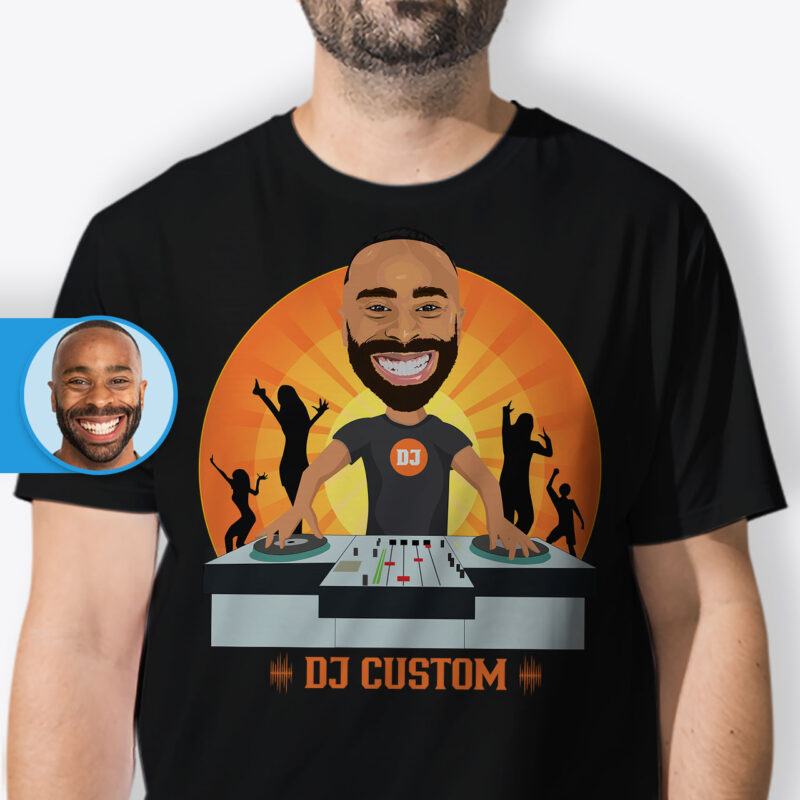 DJ Shirt – Unique Customized T-Shirt Creation Axtra - Dj orange www.customywear.com