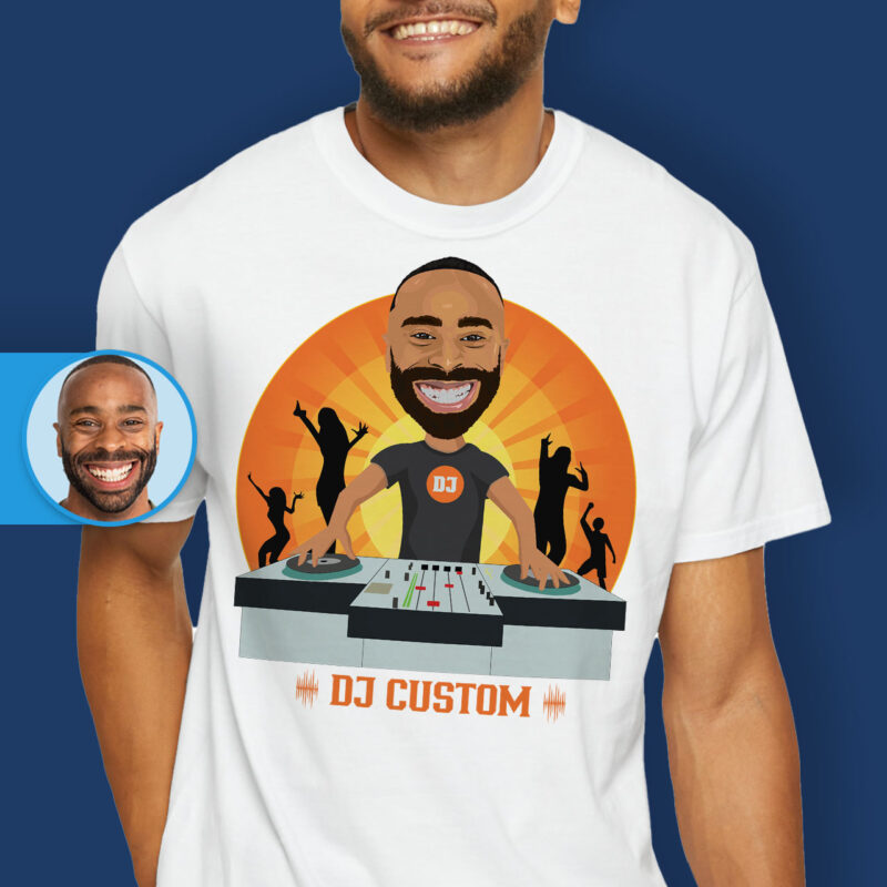 Funny DJ Shirts – Unique Customized T-Shirt Creations Axtra - Dj orange www.customywear.com