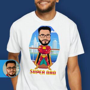 Father’s Day T Shirts Personalized Axtra – Superhero – men www.customywear.com