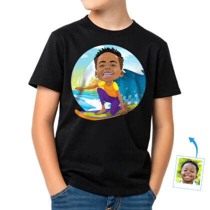 Surf Shirt for Youth – Make a Splash with Customized Surfwear Boy's T-shirts www.customywear.com 2