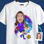 Women’s Soccer Shirt: Custom Designed Soccer T-Shirts for Women | Personalized Sports Apparel Custom Gifts - Artistic soccer www.customywear.com 29