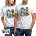 Surfing T-Shirt for Couple – Ride the Waves Together Custom Gifts - Surfing www.customywear.com 30