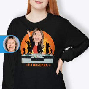 DJ Themed Gifts: Personalized Tees Axtra - Dj orange www.customywear.com