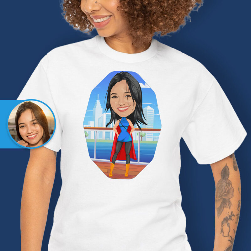 Women’s Superhero Shirt: Customized tee Axtra – Superhero – men www.customywear.com