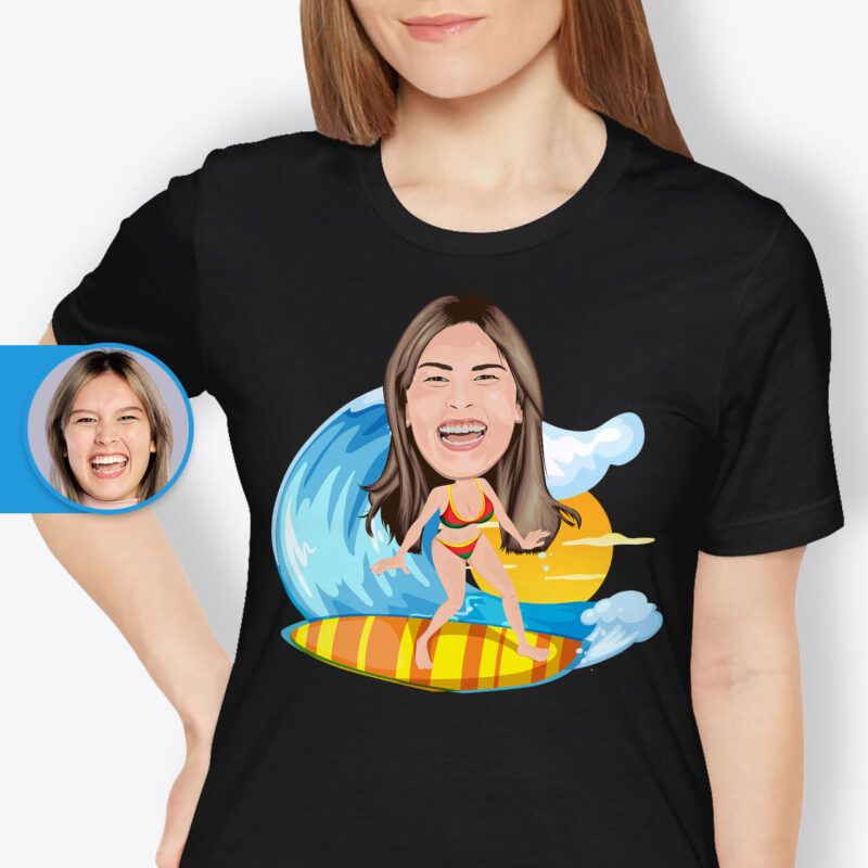 Surfing Shirt Women’s – Ride the Waves in Style with Custom Tees Axtra - Surfing tees www.customywear.com