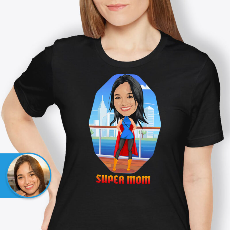 Happy Mothers Day Shirts Axtra – Superhero – women www.customywear.com