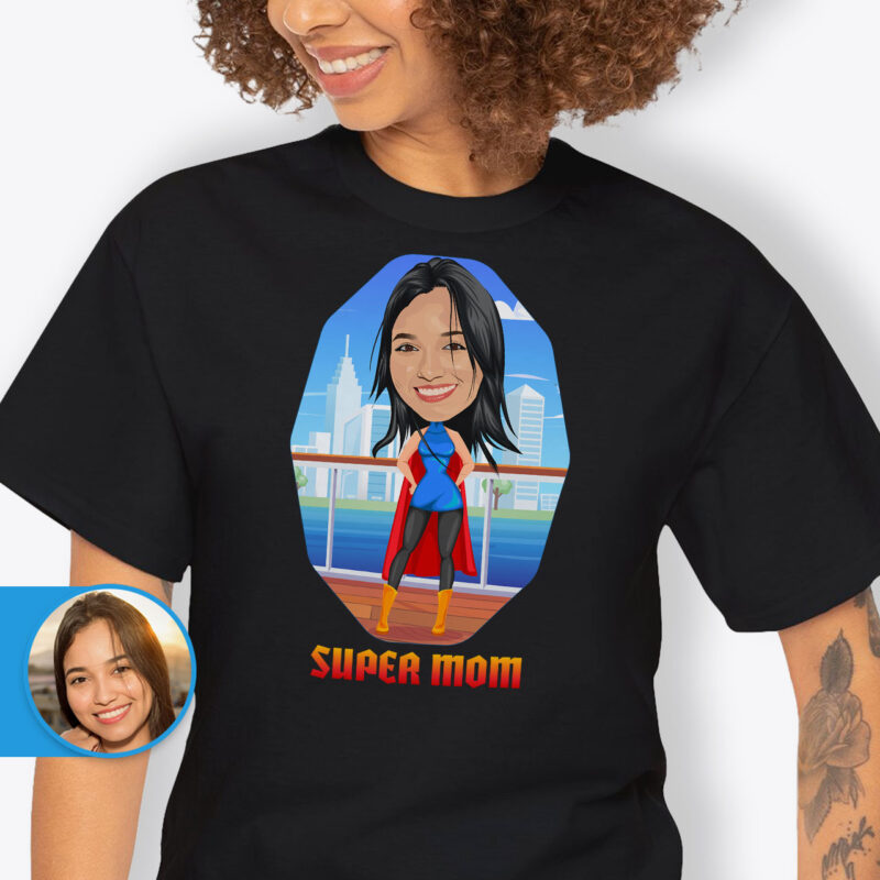 Mom Day Shirt – Custom Tee Axtra – Superhero – women www.customywear.com