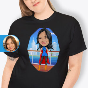 Womens Superman Shirt – Handcrafted Custom Tee Axtra – Superhero – men www.customywear.com