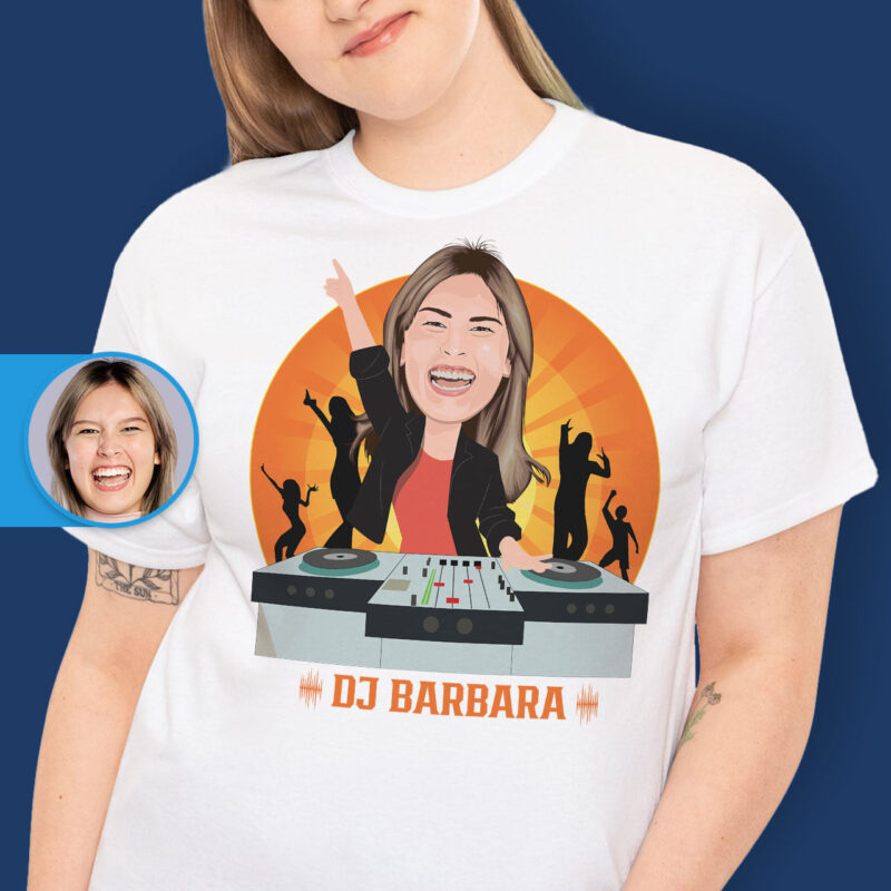 Personalized DJ Gifts: Unique Custom T-Shirts Available Now Axtra - Dj orange www.customywear.com