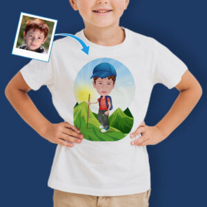 Toddler Clothes – Personalized T-shirt Axtra – Hiking www.customywear.com