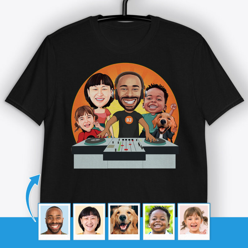 Personalized Shirts for Family – Custom Image Shirt Axtra - Dj orange www.customywear.com