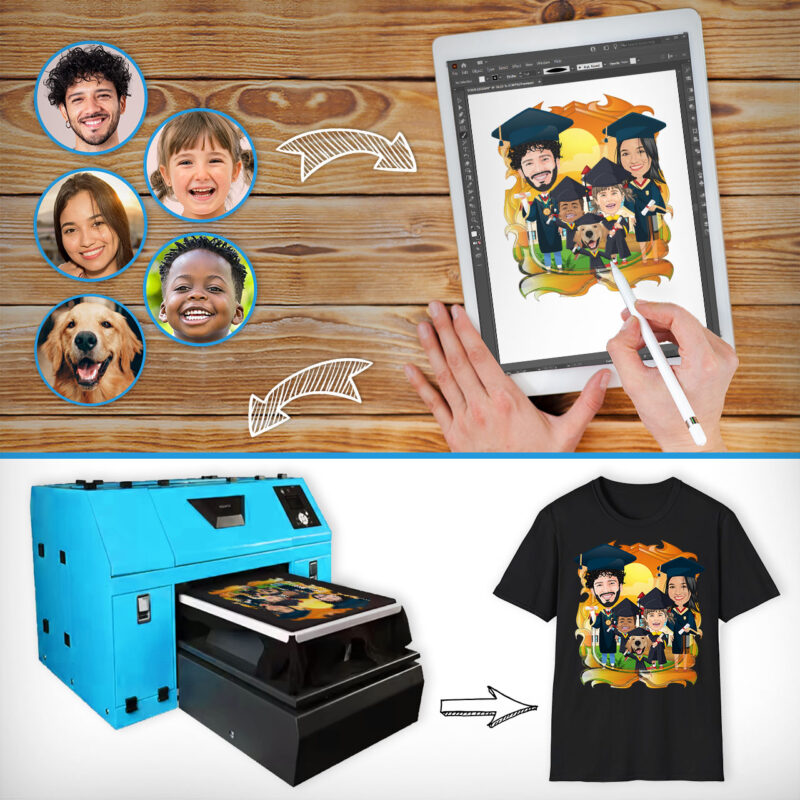 Graduation Shirts for Family – Celebrate Together with Custom Designs Axtra - Graduation www.customywear.com