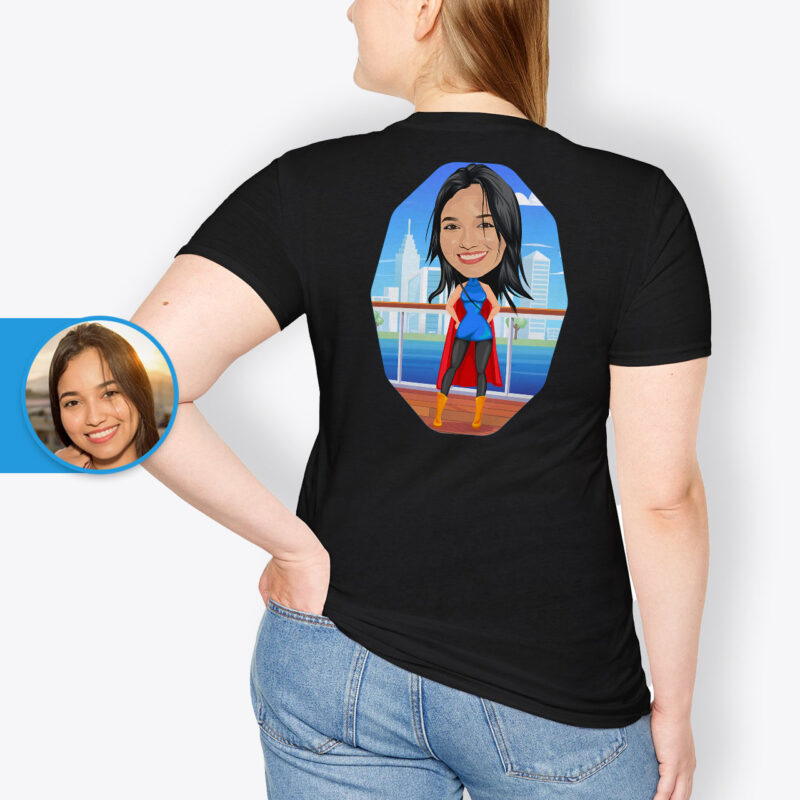 Woman Superhero Shirt – Personalized Tee Axtra – Superhero – men www.customywear.com