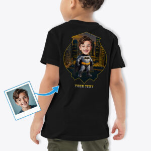 Custom T-shirt for Boys – Design-your-own Superhero Shirt Axtra - Ai Batman www.customywear.com