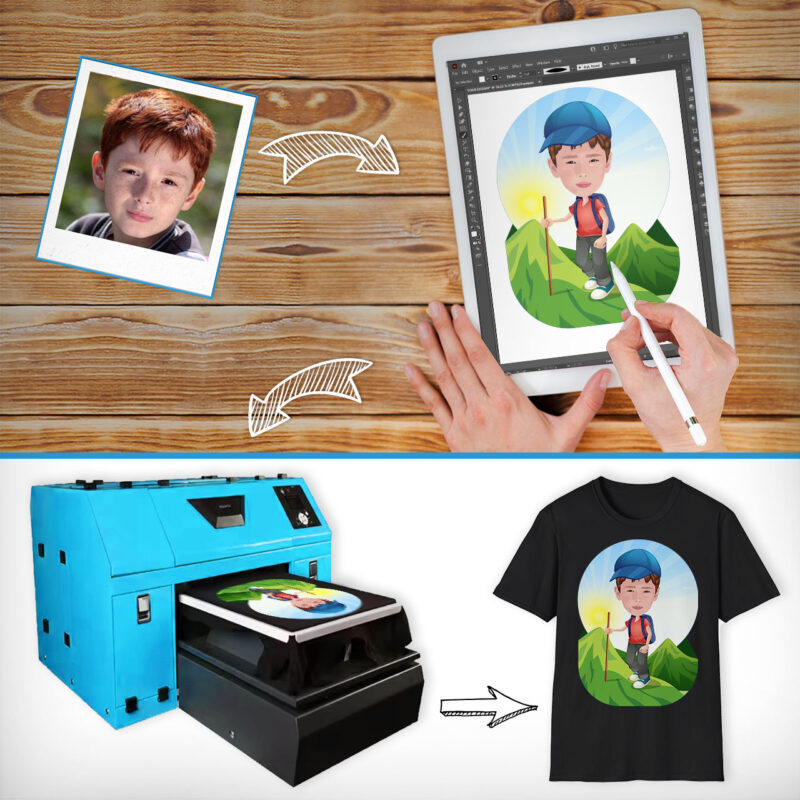 Toddler Boy Clothes – Design-your-own Shirt Axtra – Hiking www.customywear.com