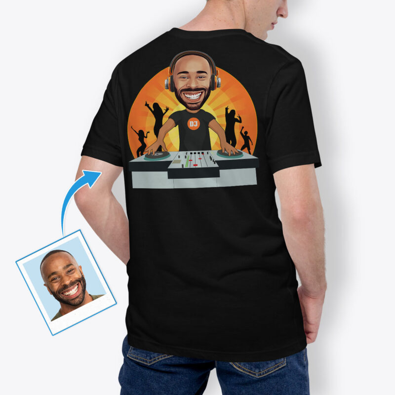 Funny DJ Shirts – Unique Print Tee Axtra - Dj orange www.customywear.com