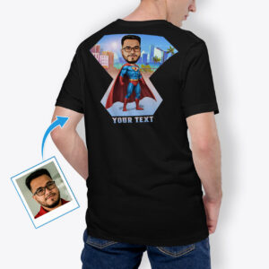 Father’s Day Superhero Shirt – Unique print tee Axtra - Ai superhero www.customywear.com