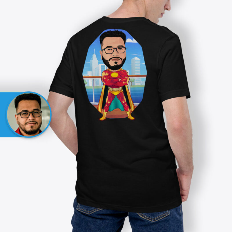 Superman Exercise Shirt : Hand-Drawn Custom Artwork Axtra – Superhero – men www.customywear.com