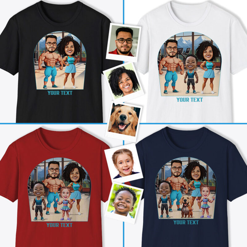 Funny Bodybuilder Couple’s Tee – Personalized T-shirt Axtra - Ai bodybuilder shirt www.customywear.com