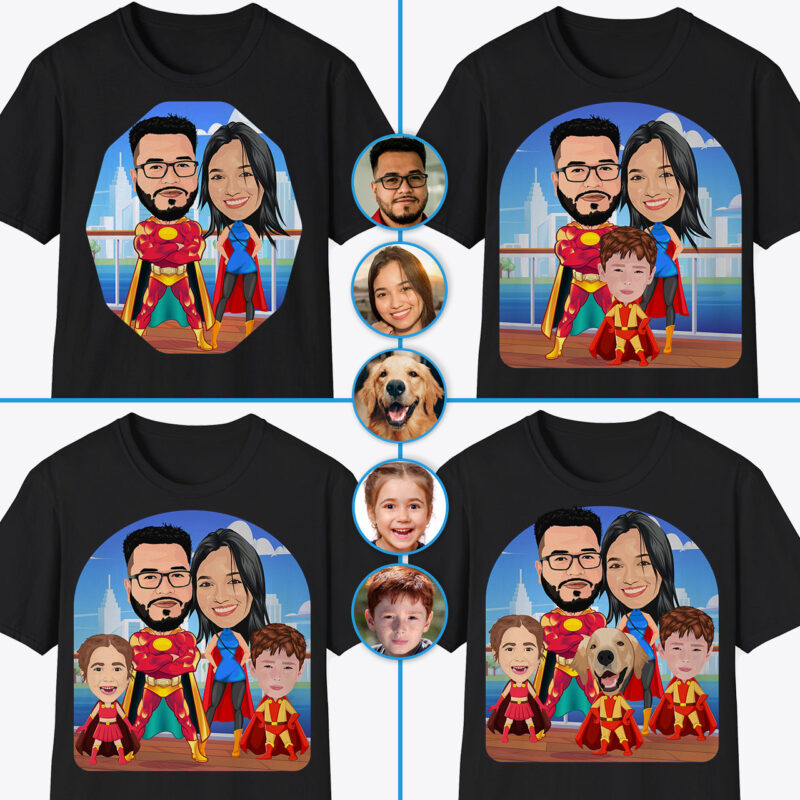 Superhero Dad Shirt: Customized gift Axtra – Superhero – men www.customywear.com