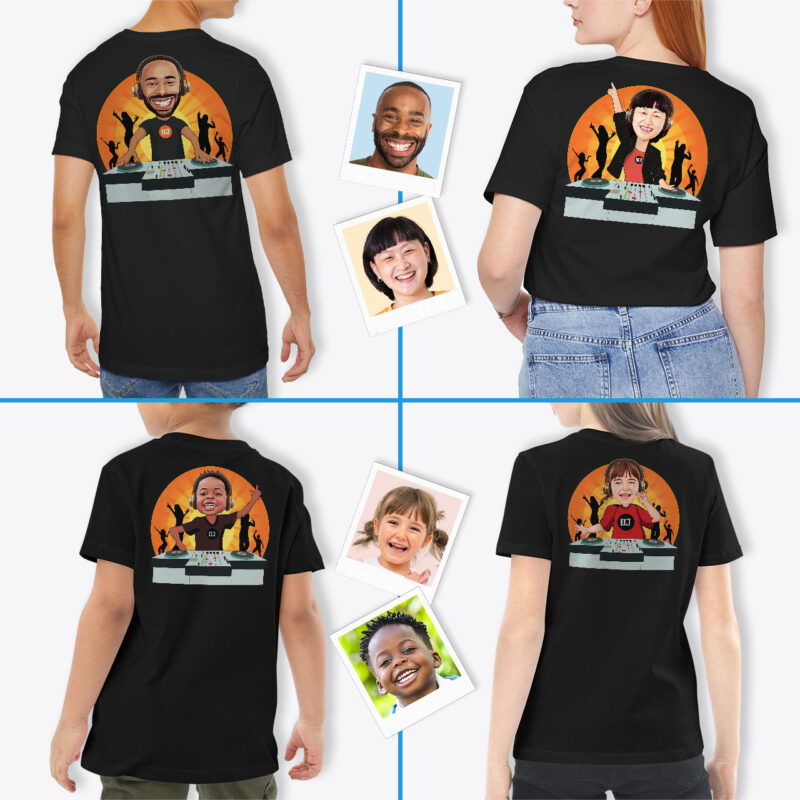 Custom Couple Shirts with Pictures – Custom Image Shirt Axtra - Dj orange www.customywear.com