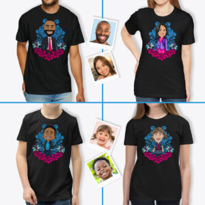 Cute Graphic Tees for Teens – Custom Shirt Axtra - custom tees - pink blue www.customywear.com