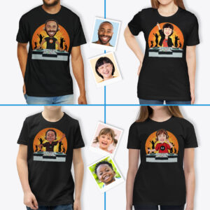 Mother and Son T Shirts – Individualized Tee Axtra - Dj orange www.customywear.com