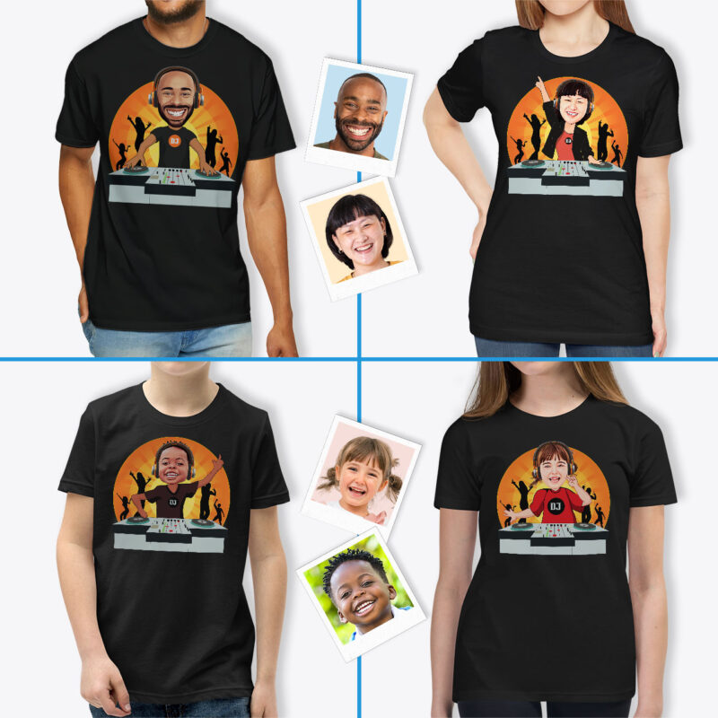 Family Birthday Shirts – Custom Illustration Shirt Axtra - Dj orange www.customywear.com