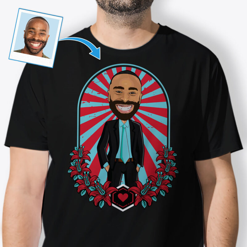 Shirt Gift for Boyfriend – Personalized T-shirt Axtra - Selfie mirror www.customywear.com