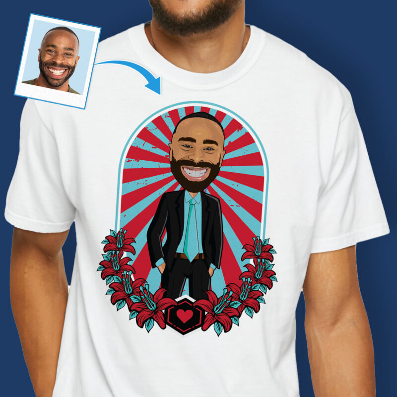 Custom Tee Shirts – Hand-drawn Shirt Axtra - Selfie mirror www.customywear.com