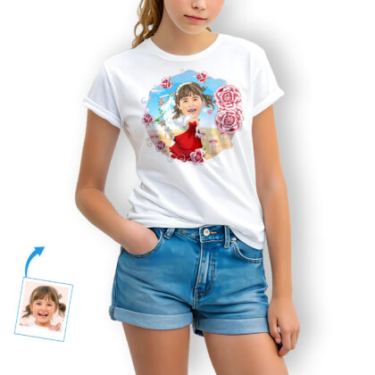 Wedding Gift for Girls – Custom Image Shirt Custom Gifts - Wedding Rose www.customywear.com