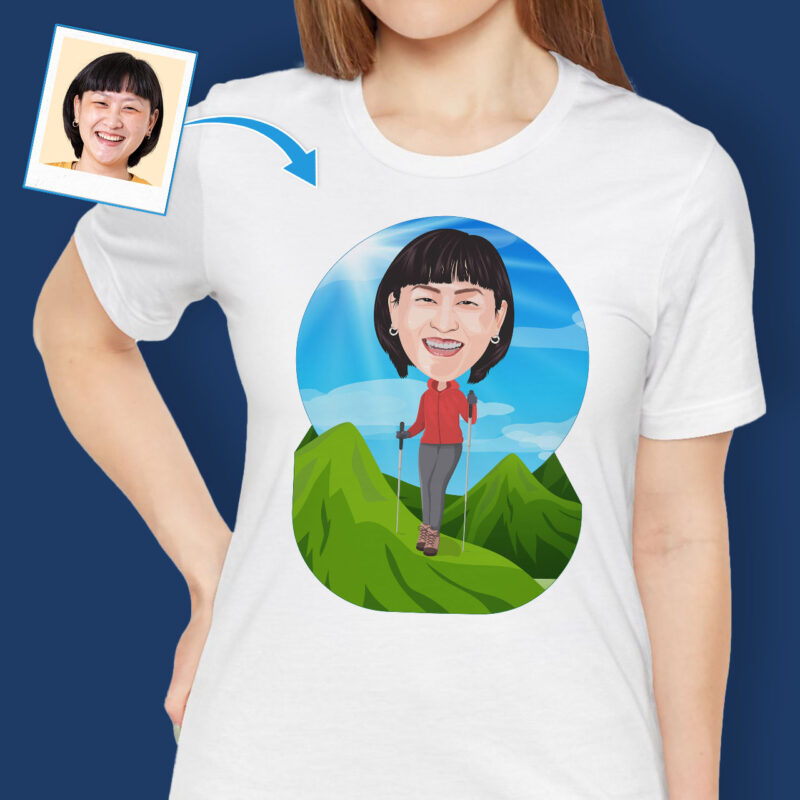 Summer T Shirt – Custom Graphic Shirt Axtra – Hiking www.customywear.com