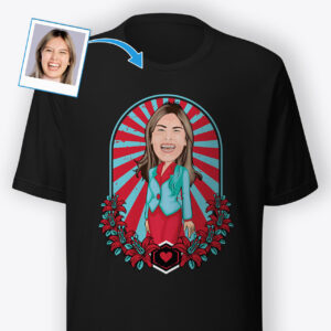 Personalized Tee Shirts for Women – Custom Graphic Shirt Axtra - Selfie mirror www.customywear.com