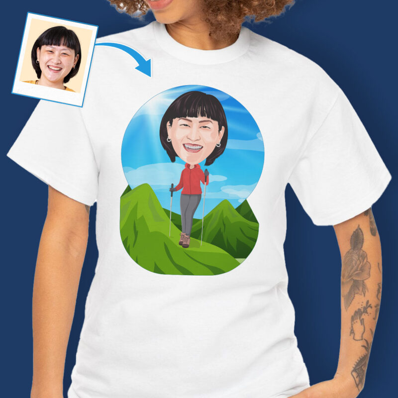 Ladies Hiking Shirts – Personalized T-shirt Axtra – Hiking www.customywear.com