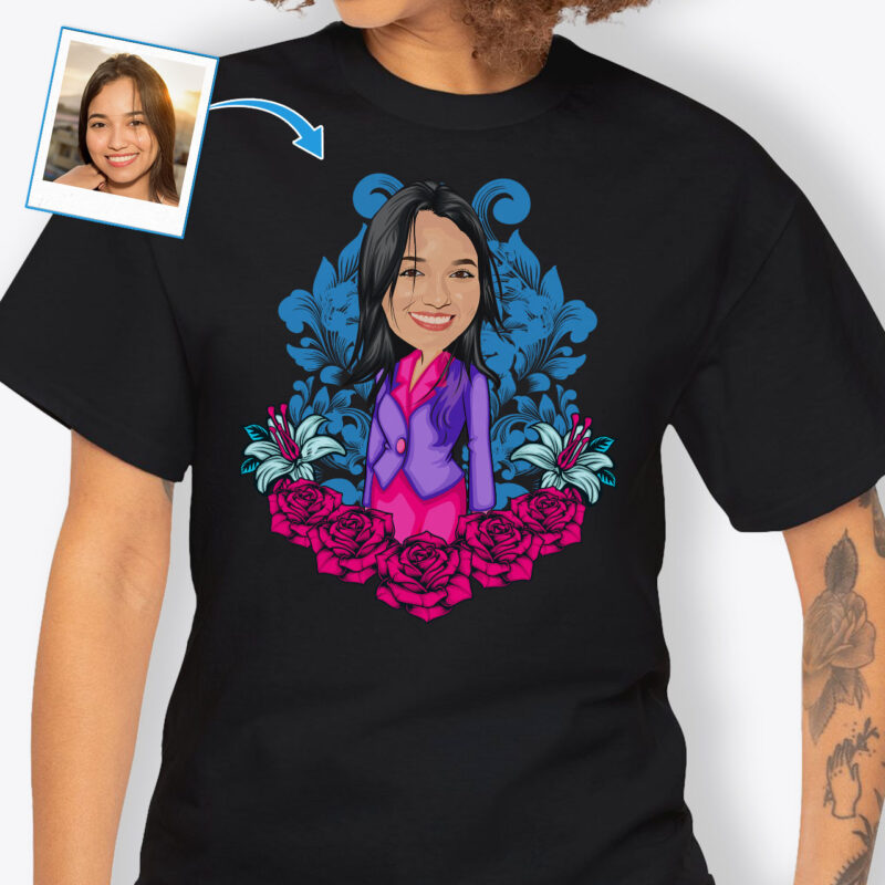 Custom Shirt Maker – Personalized T-Shirt Axtra - custom tees - pink blue www.customywear.com