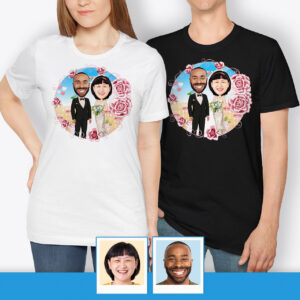 His and Hers Anniversary T Shirts – Custom Tee Axtra - wedding www.customywear.com