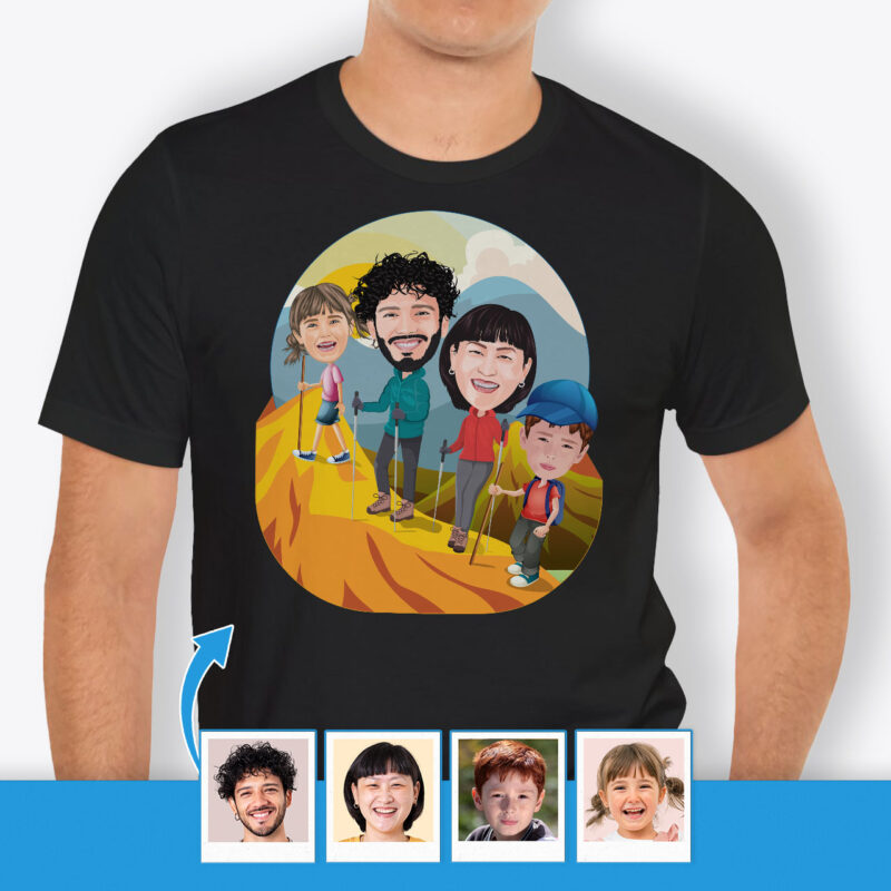 Family Vacation Shirts – Personalized T-shirts Axtra – Hiking www.customywear.com