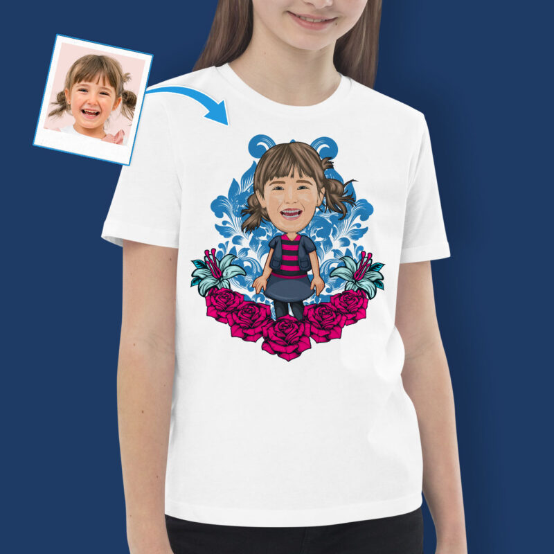 Teenager Graphic Tees – Personalized T-shirt Axtra - custom tees - pink blue www.customywear.com