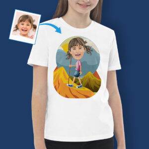 Kids Summer Shirt – Custom Photo Shirt Axtra – Hiking www.customywear.com