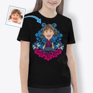 Cool Shirts for Teens – Design-your-own Shirt Axtra - custom tees - pink blue www.customywear.com