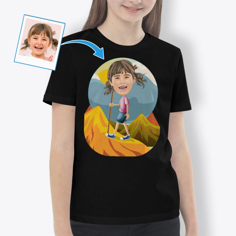 Baby Girl Clothes – Photo to T-shirt Axtra – Hiking www.customywear.com