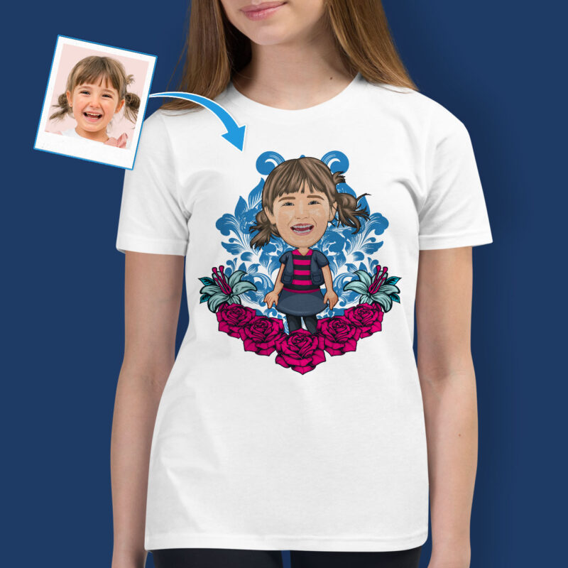 Cute Graphic Tees for Teens – Custom Shirt Axtra - custom tees - pink blue www.customywear.com