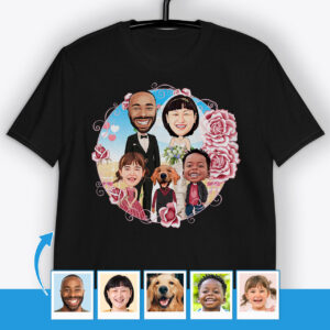 50th Wedding Anniversary Family T Shirts – Custom Print Shirt Axtra - wedding www.customywear.com