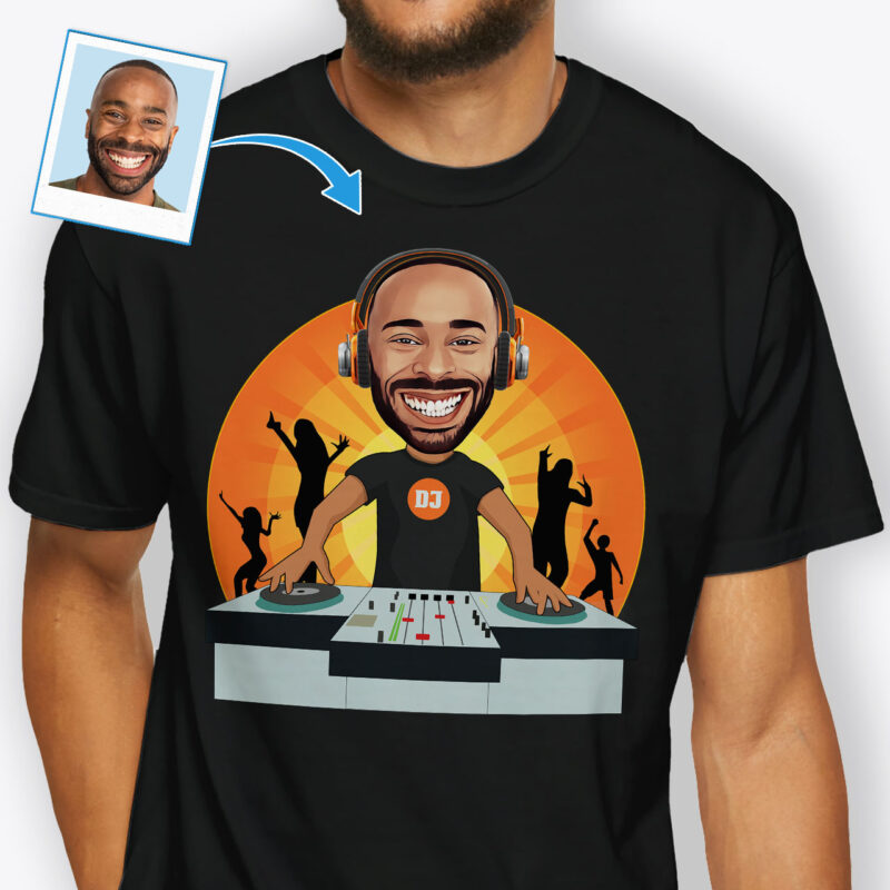 DJ Marshmello Shirt – Personalized Graphic Shirt Axtra - Dj orange www.customywear.com