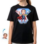 Youth Superhero T-Shirt for Girls – Personalized tee Birthday www.customywear.com 28