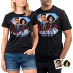 Custom Superhero T-Shirt for Couple – Personalized tee Couple www.customywear.com 28