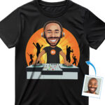 Personalized T-shirt for DJ – Custom Wearable Art Custom Gifts - Dj orange www.customywear.com 29